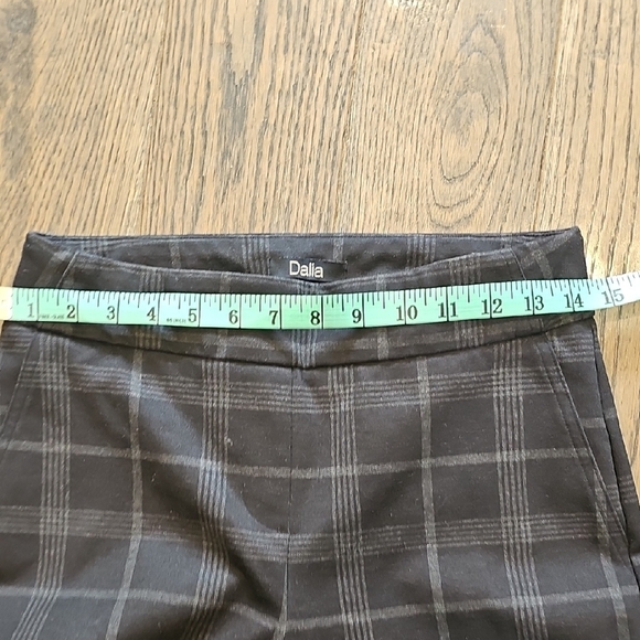 Dalia Black and Gray Checkered Pants - Picture 5 of 5